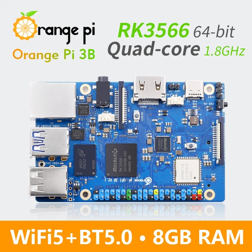 Orange Pi 3B 8GB 4GB 2GB RAM R – Rockchip Rk3588 Development Board recenzja i cena