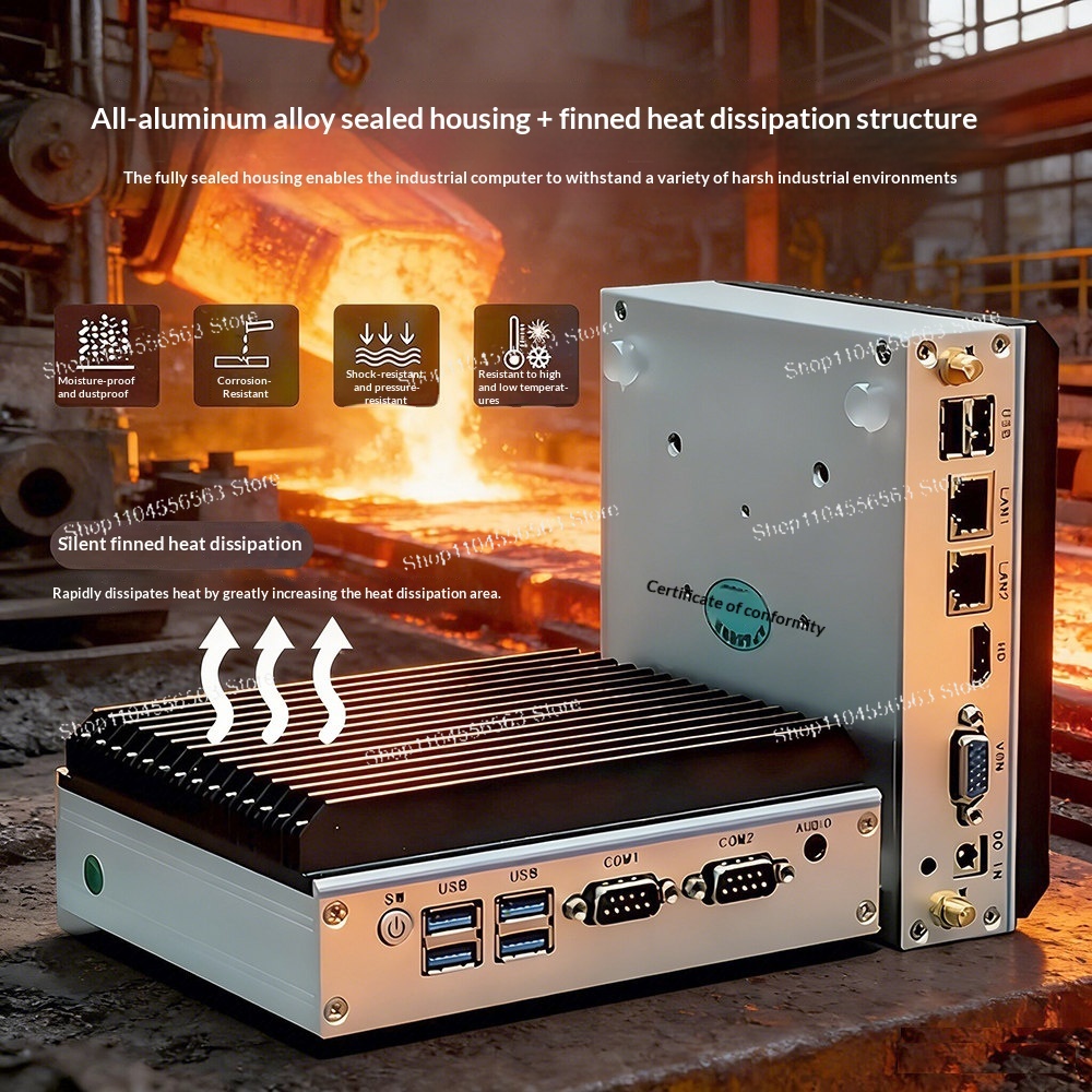 Mini komputer przemysłowy N100 – Fanless Industrial Pc Rs485 Core I7 recenzja i cena