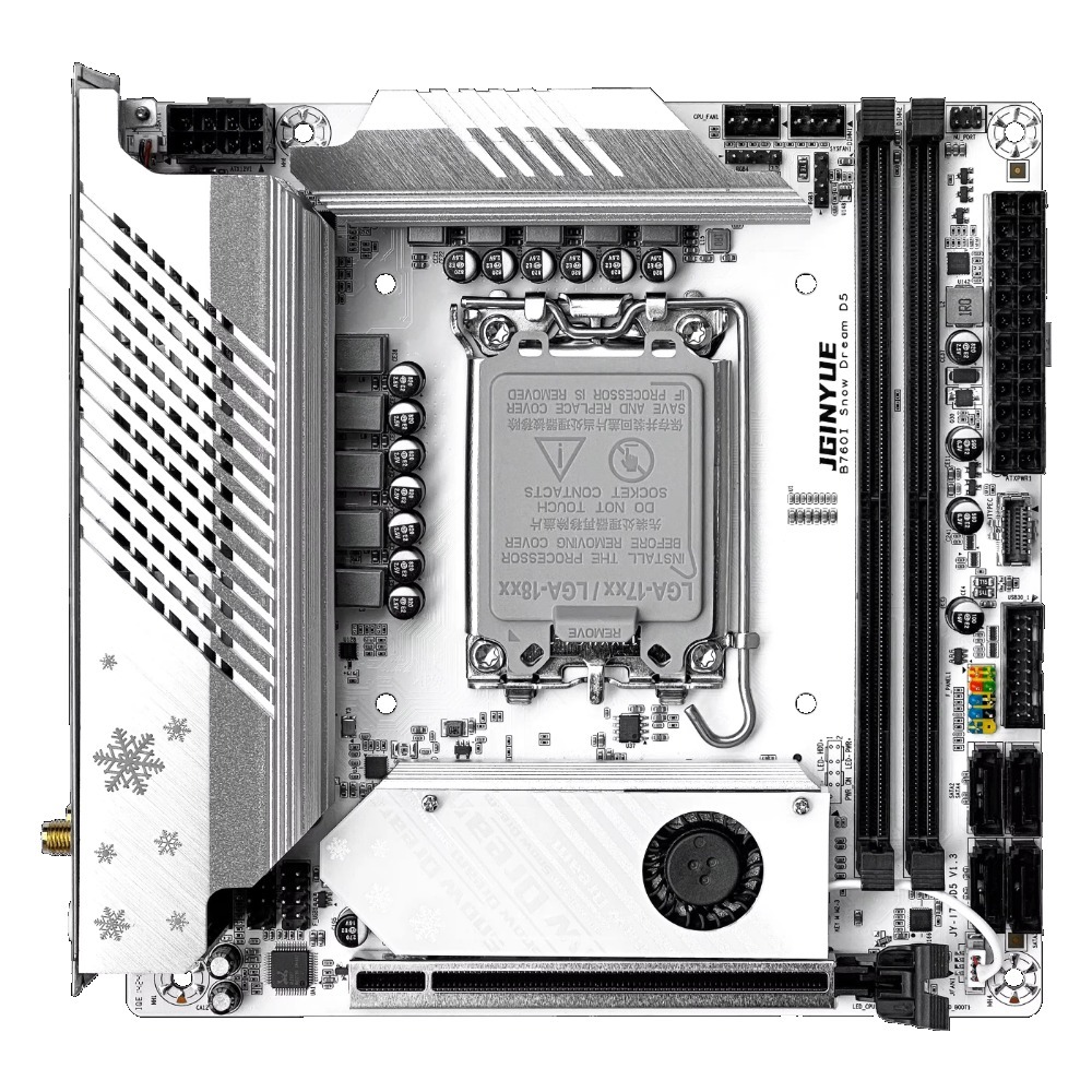 JGINYUE B760i-Snow Dream – pły – Lga1700 Itx Motherboard Ddr5 recenzja i cena