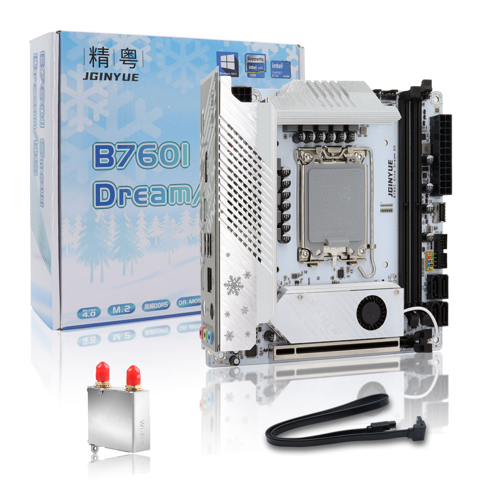 Płyta główna JGINYUE B760i DDR – Lga1700 Itx Motherboard Ddr5 recenzja i cena