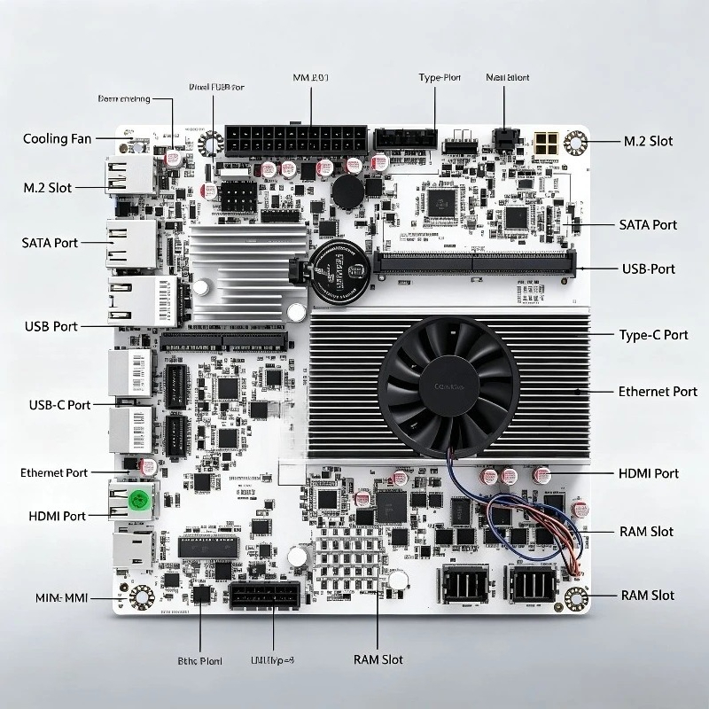 Pamięć RAM DDR5, Dual M.2 NVMe – Nas Motherboard 8 Sata Mini Itx recenzja i cena